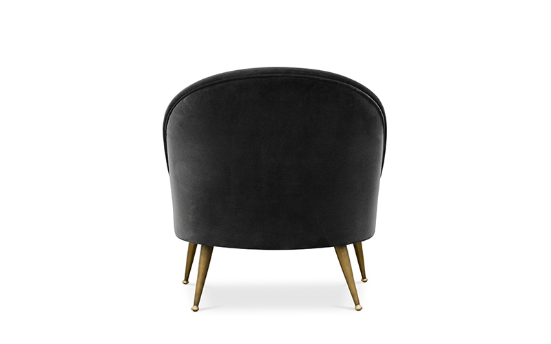 MALAY | Modern Tufted Velvet Armchair by BRABBU